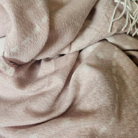 NWT GENTLE FAWN Hermosa Cardigan Womens M/L Pink Poncho Kimono Fringed Lagenlook - Picture 11 of 12